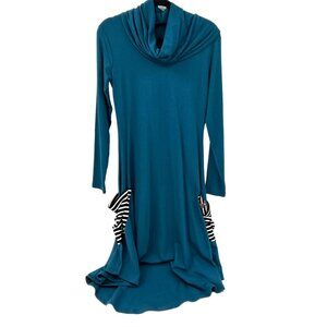 Mini Street Boho Cowlneck Tunic Dress